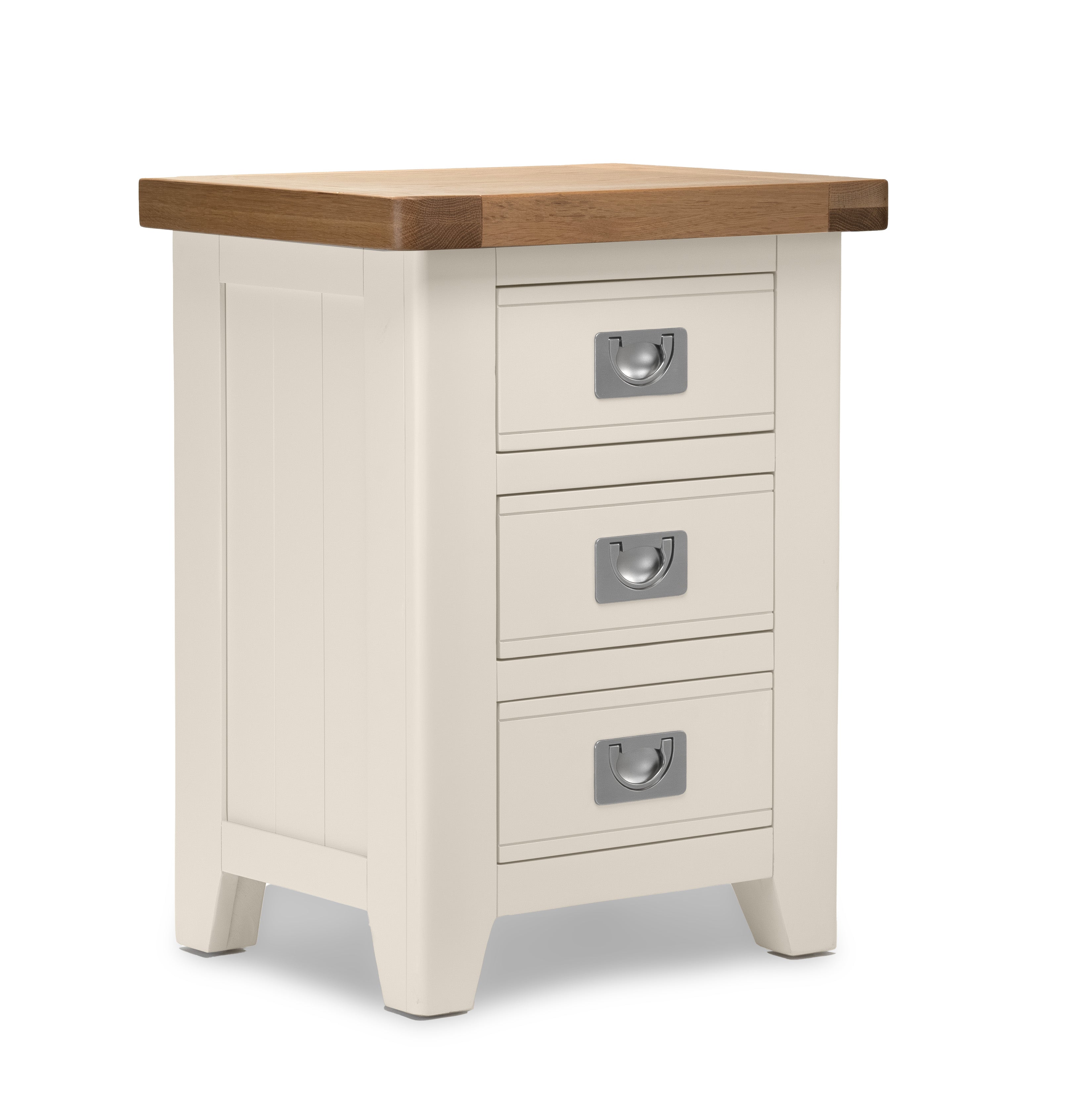 Gloucester Stone 3 Drawer Bedside Table