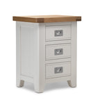 Gloucester Grey 3 Drawer Bedside Table