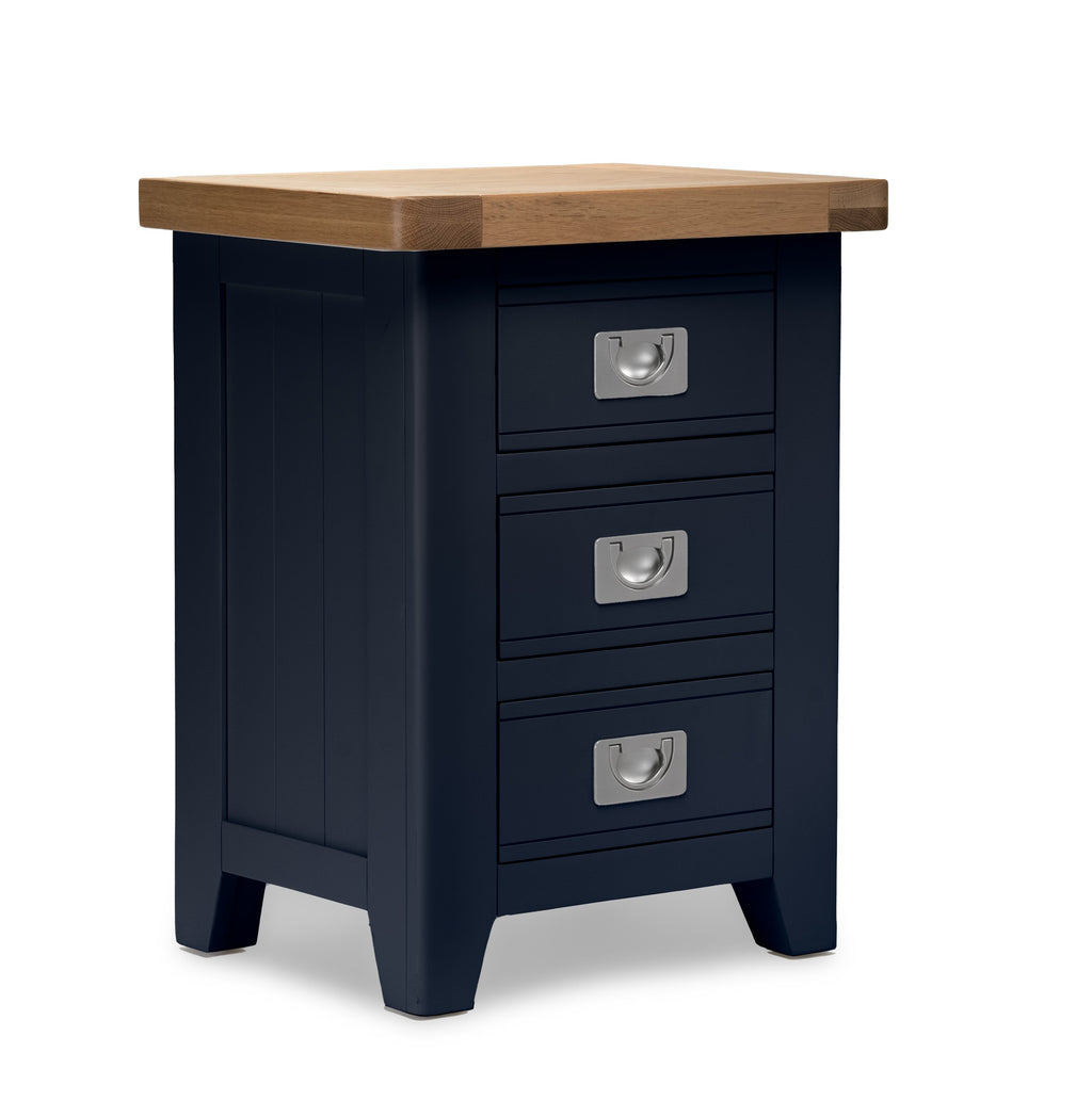 Gloucester Railings 3 Drawer Bedside Table