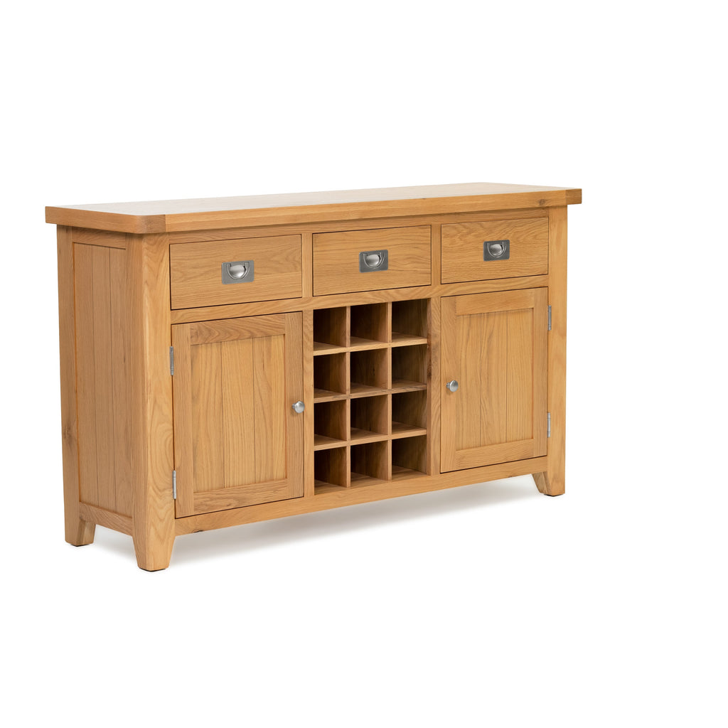Gloucester Oak Large Wine Cabinet