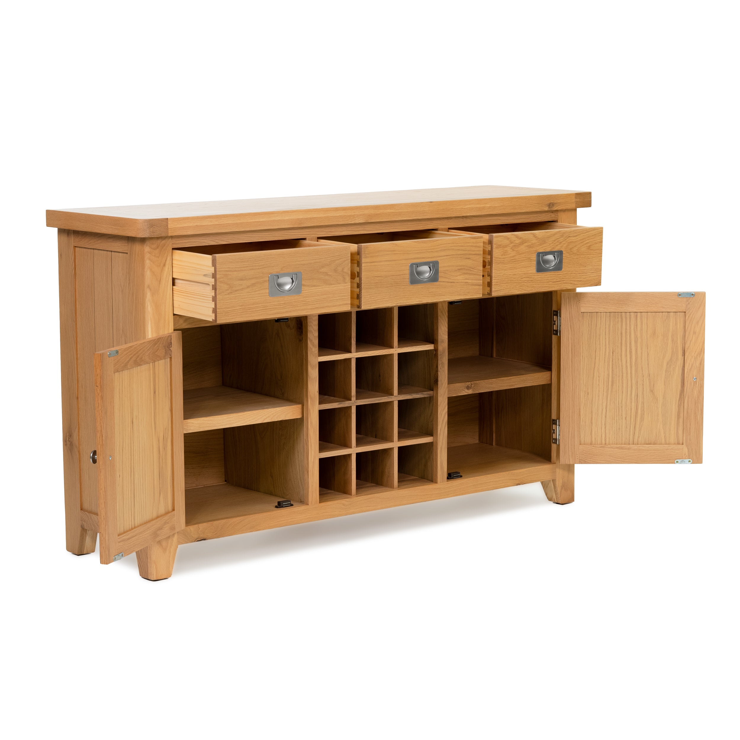 Gloucester Oak Large Wine Cabinet