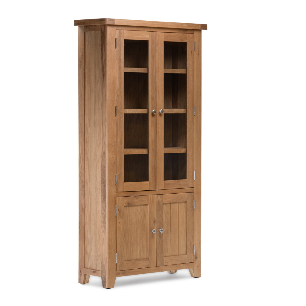 Gloucester Oak Display Cabinet