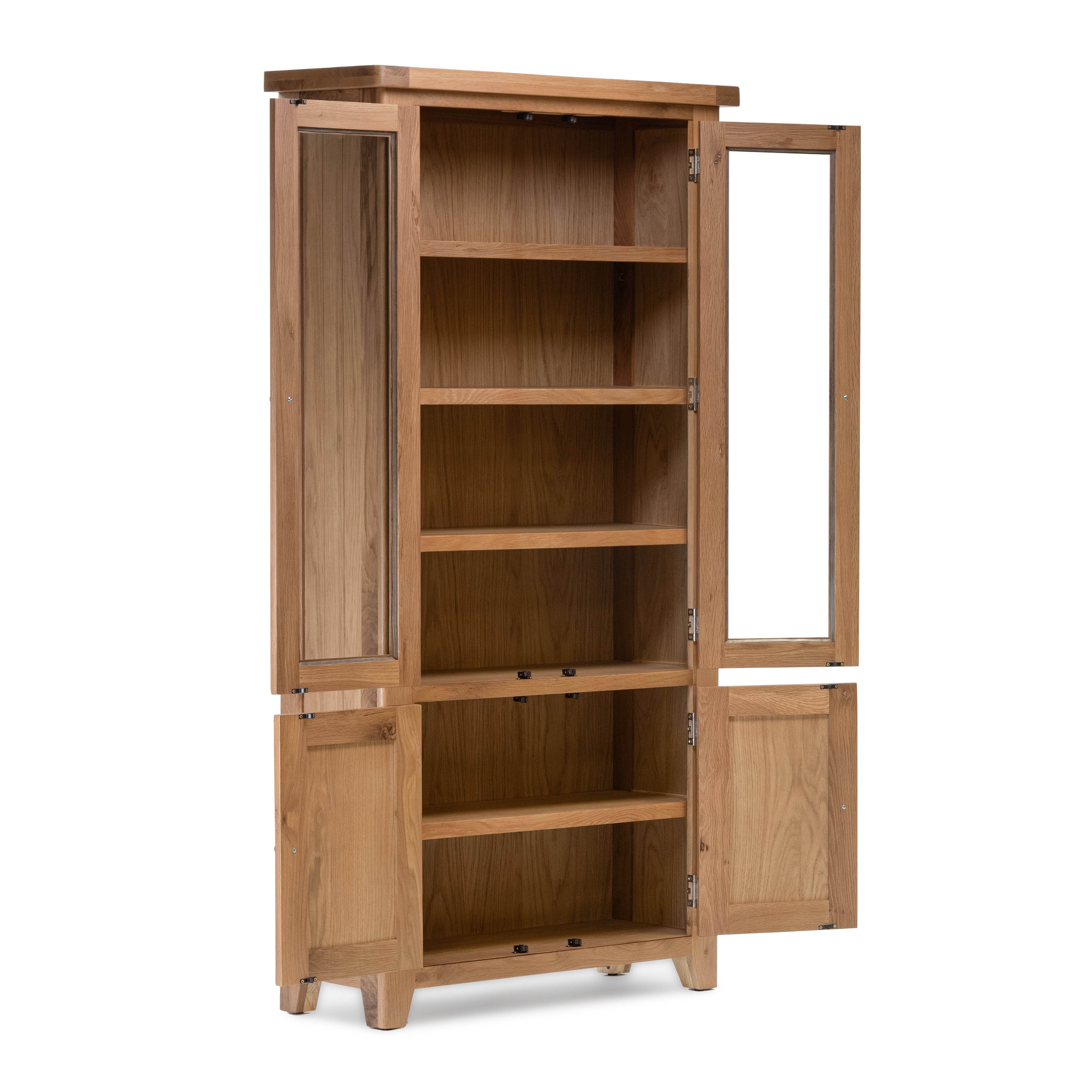 Gloucester Oak Display Cabinet