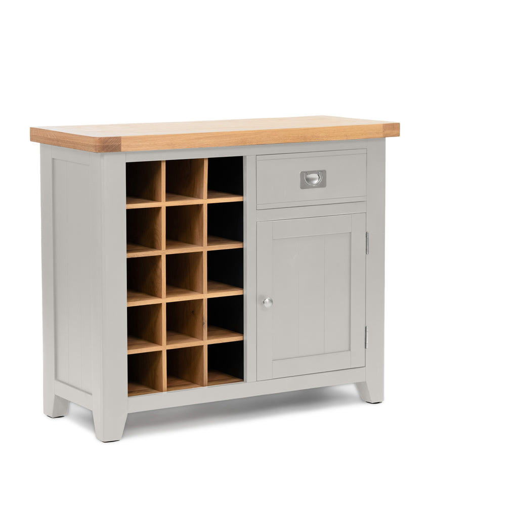 Gloucester Grey Small Wine Cabinet