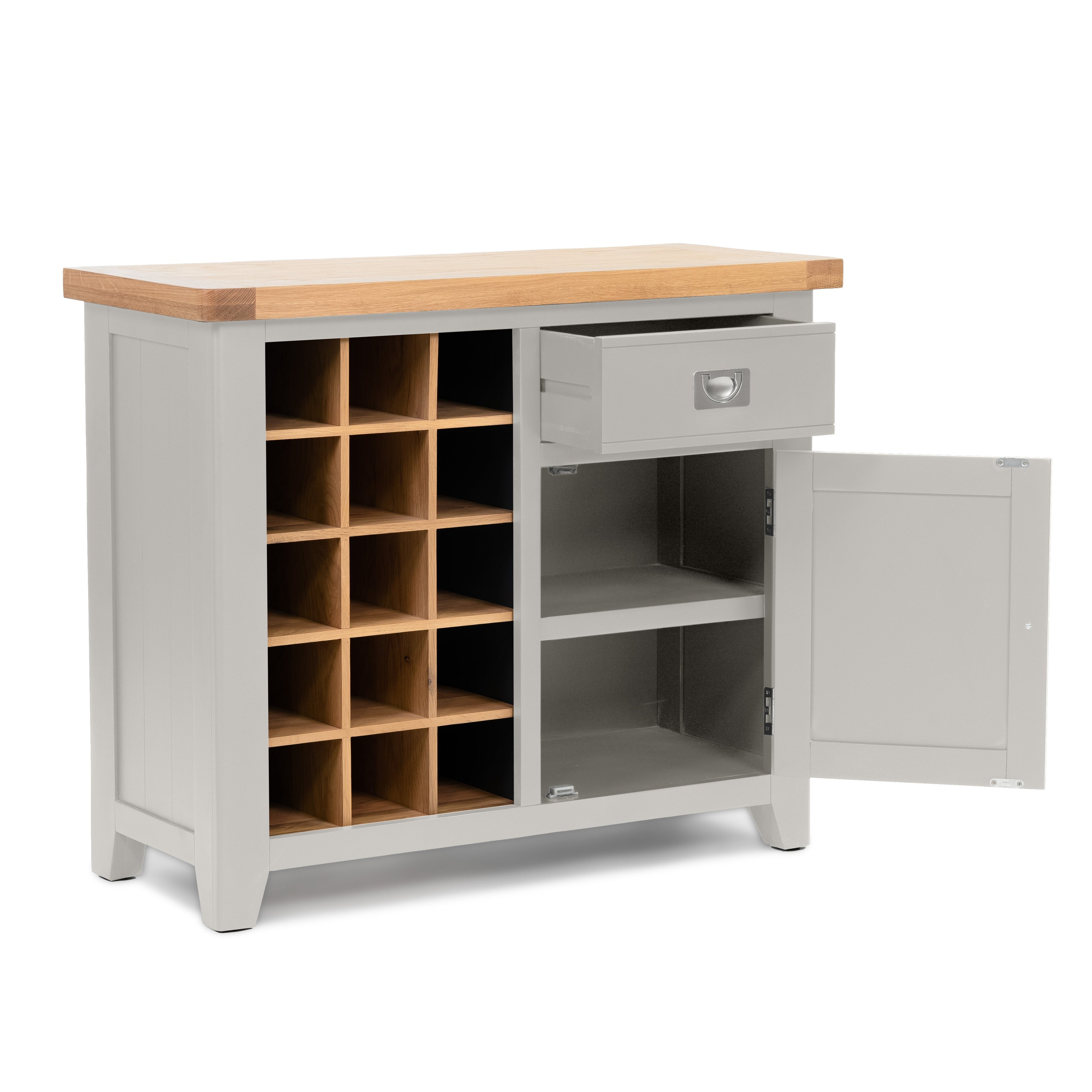 Gloucester Grey Small Wine Cabinet