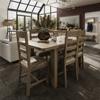Hove Smoked Oak Medium Extending Dining Table (1.3 m - 1.8 m)