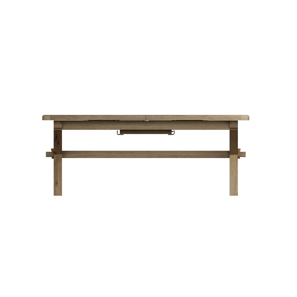 Hove Smoked Oak Large Extending Trestle Dining Table (2.0 m - 2.5 m)