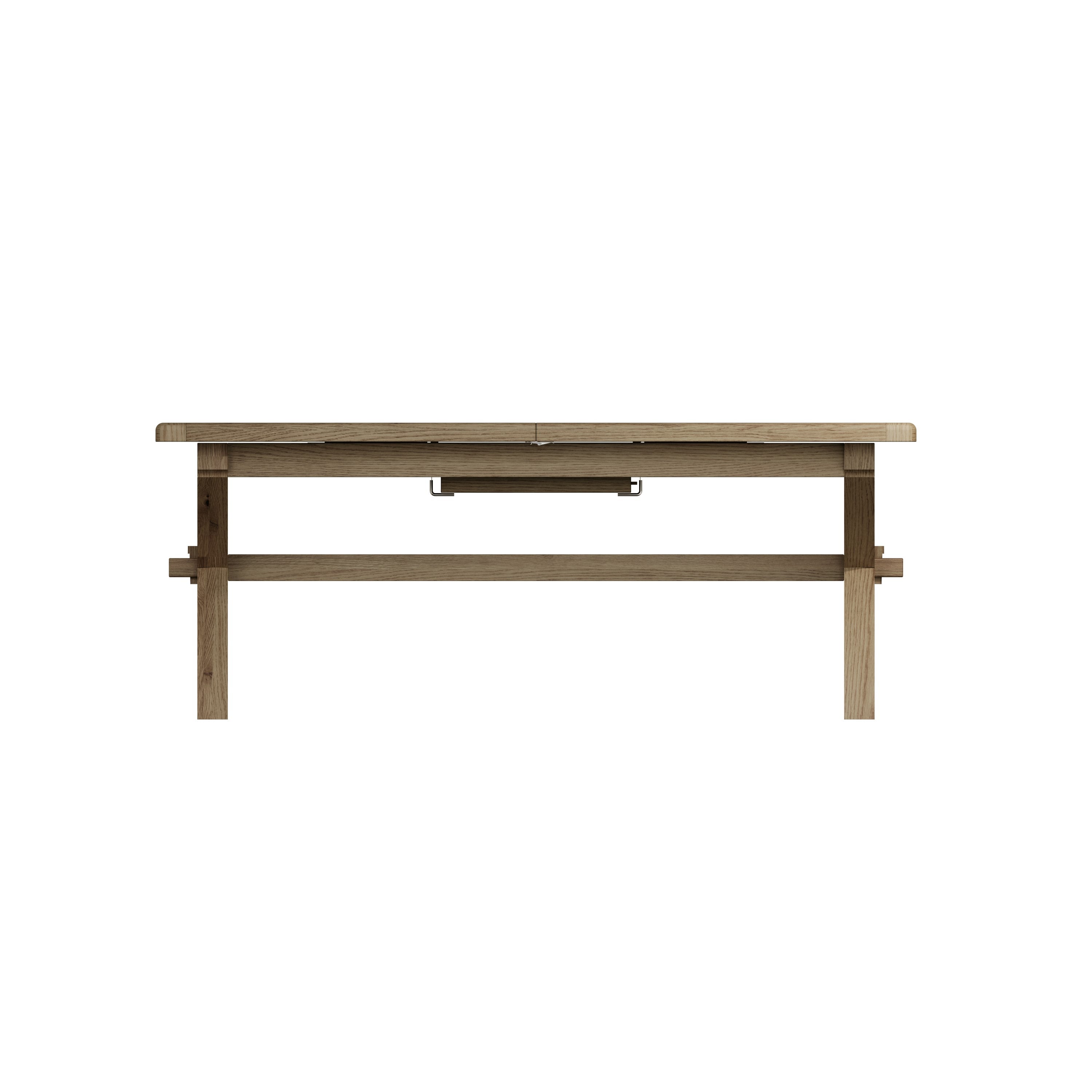 Hove Smoked Oak Large Extending Trestle Dining Table (2.0 m - 2.5 m)