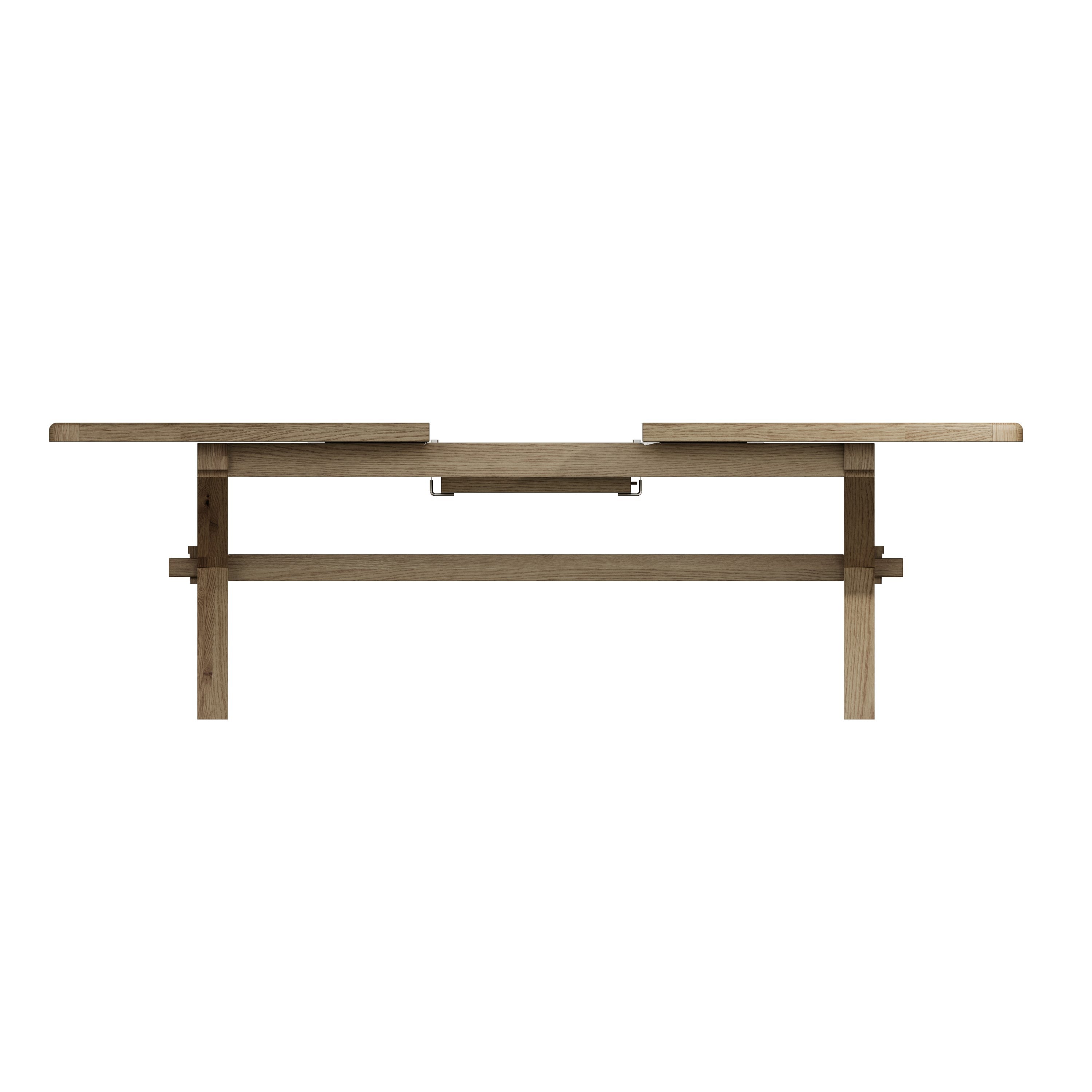 Hove Smoked Oak Large Extending Trestle Dining Table (2.0 m - 2.5 m)
