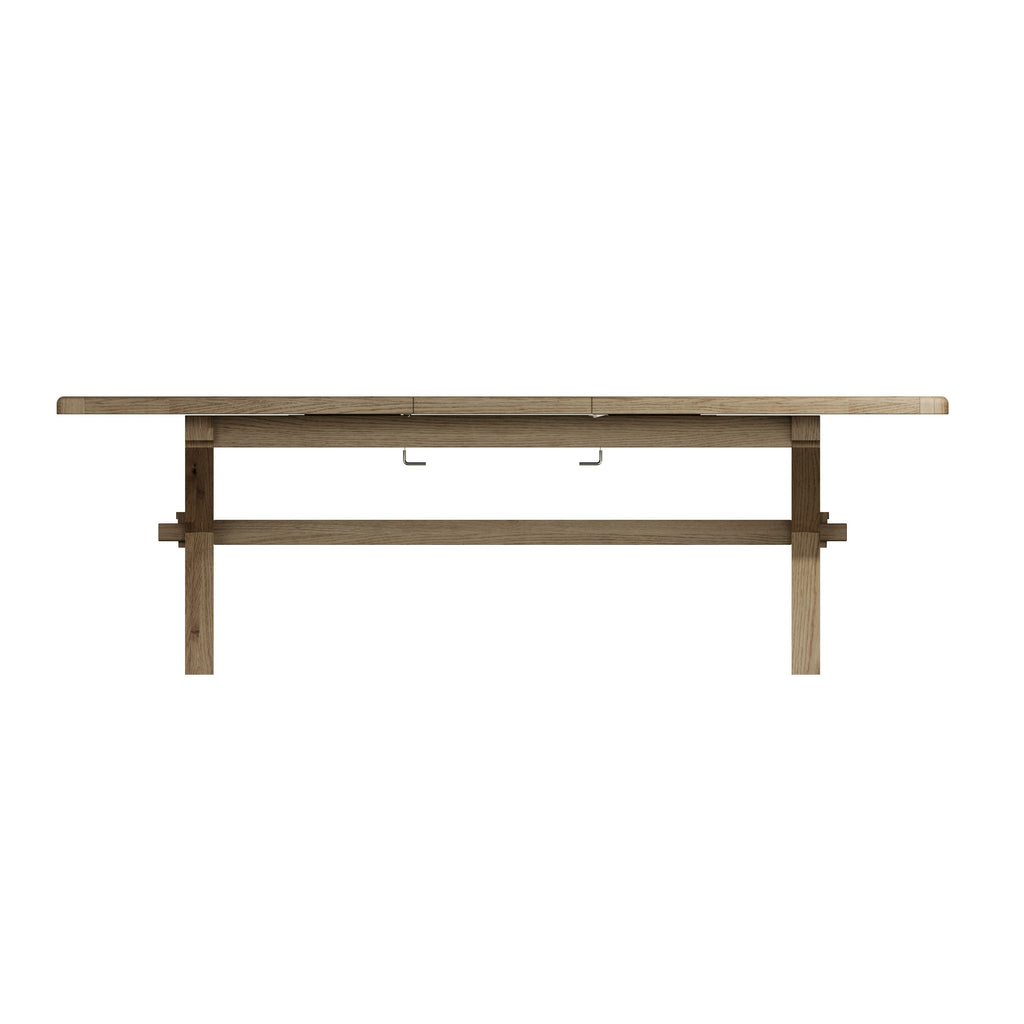 Hove Smoked Oak Large Extending Trestle Dining Table (2.0 m - 2.5 m)