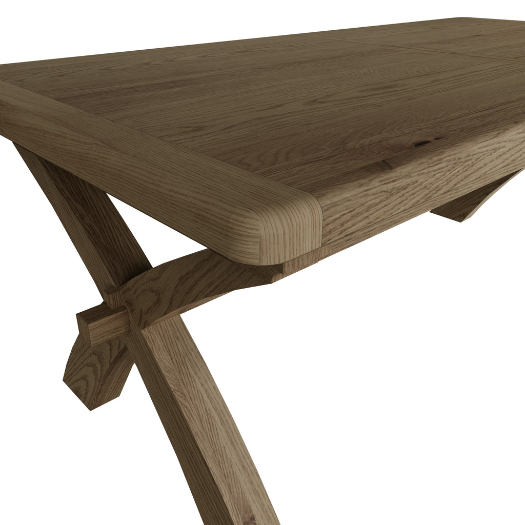 Hove Smoked Oak Large Extending Trestle Dining Table (2.0 m - 2.5 m)