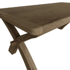 Hove Smoked Oak Large Extending Trestle Dining Table (2.0 m - 2.5 m)
