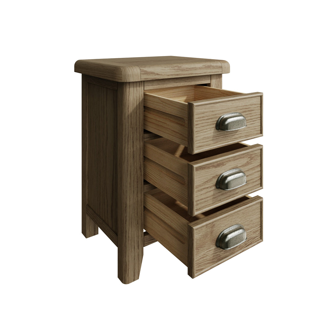 Hove Smoked Oak Bedside Cabinet