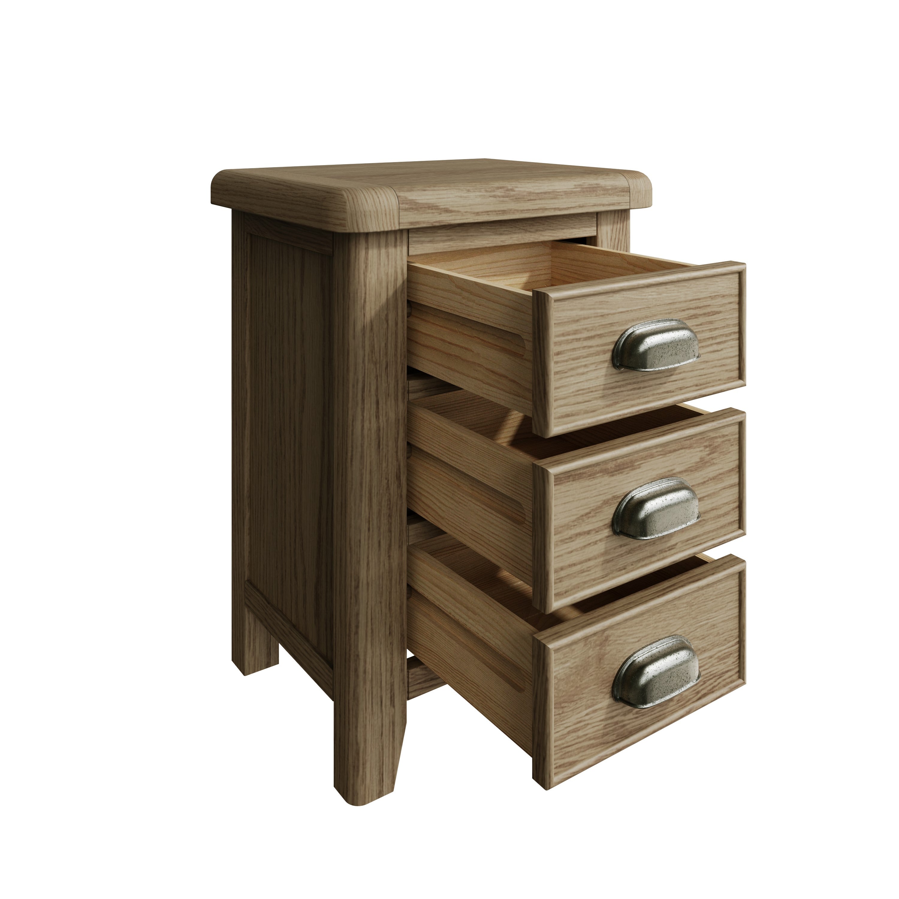 Hove Smoked Oak Bedside Cabinet