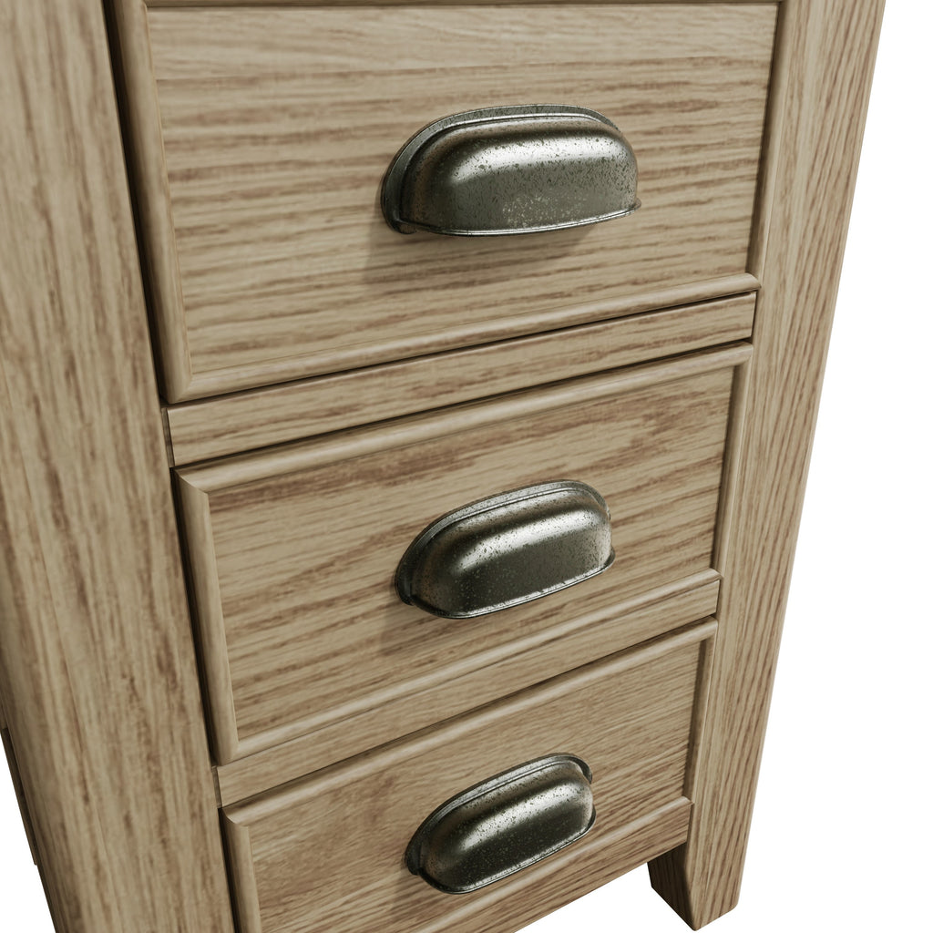 Hove Smoked Oak Bedside Cabinet