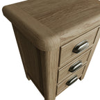 Hove Smoked Oak Bedside Cabinet