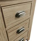 Hove Smoked Oak Large Bedside Cabinet