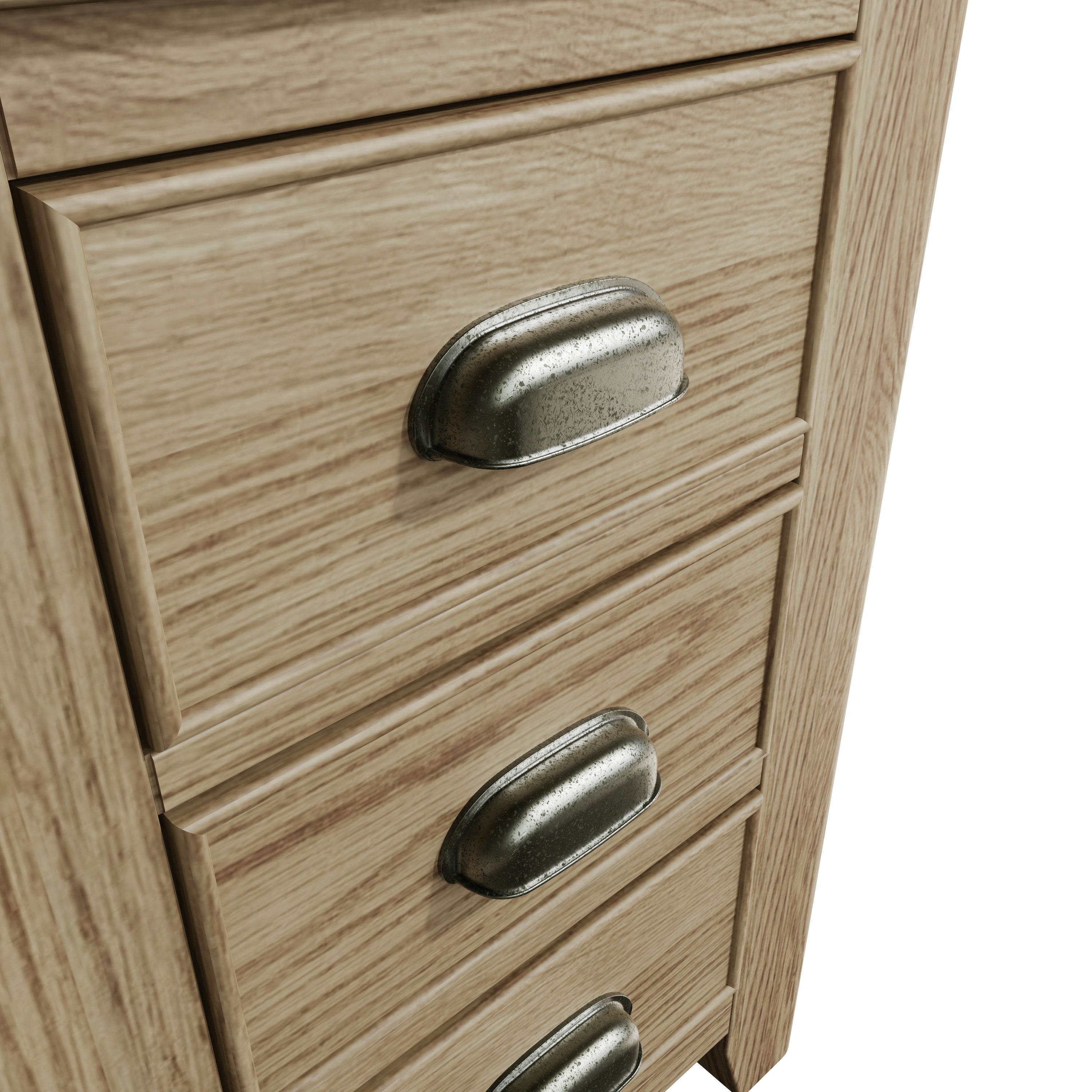 Hove Smoked Oak Large Bedside Cabinet