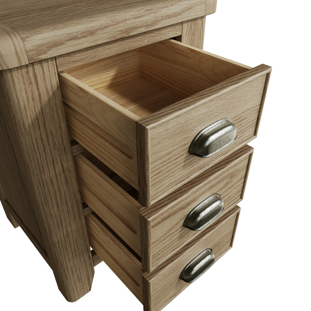 Hove Smoked Oak Large Bedside Cabinet