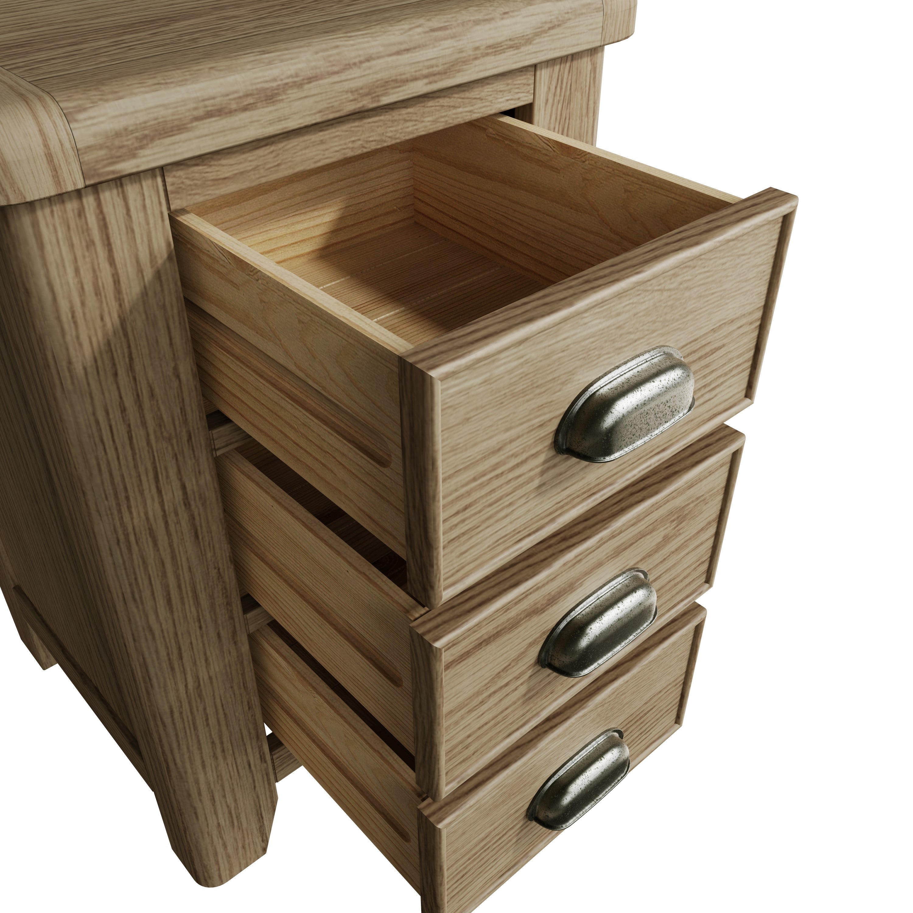 Hove Smoked Oak Large Bedside Cabinet