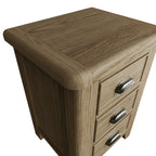 Hove Smoked Oak Large Bedside Cabinet