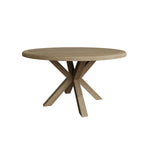 Hove Smoked Oak Large Round Dining Table