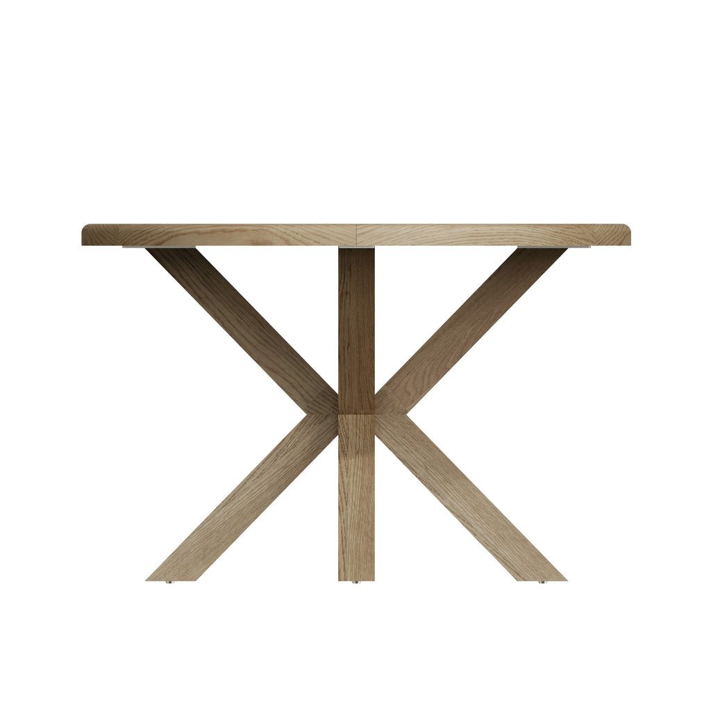 Hove Smoked Oak Small Round Dining Table