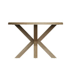 Hove Smoked Oak Small Round Dining Table