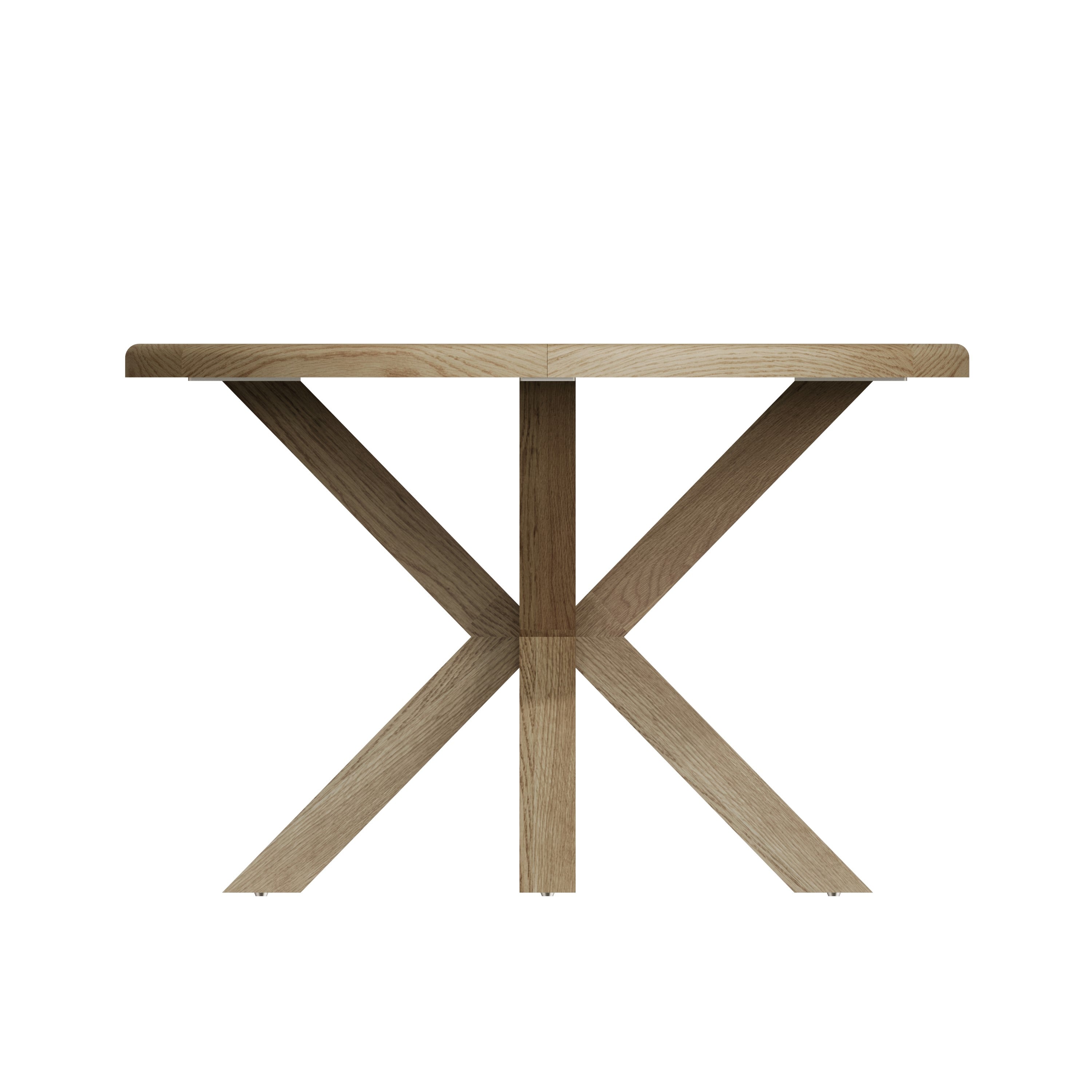 Hove Smoked Oak Small Round Dining Table
