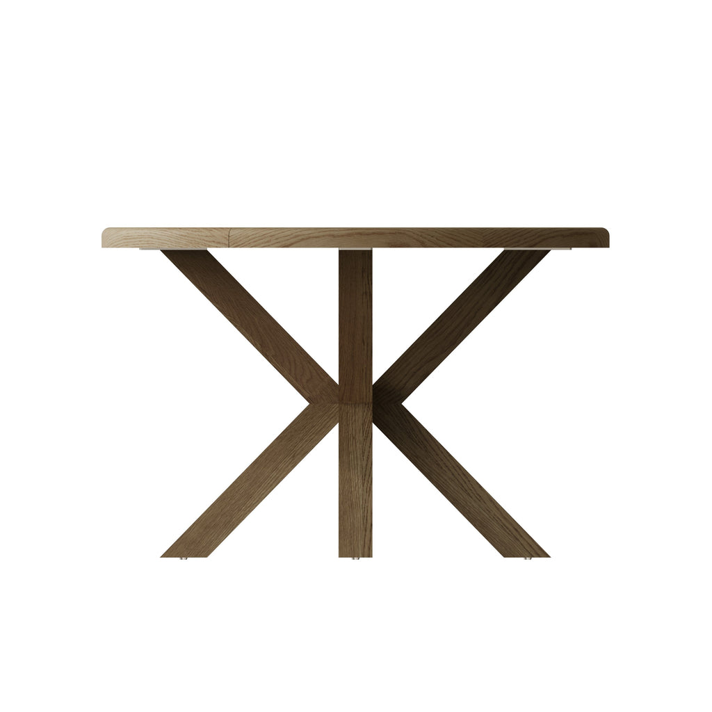 Hove Smoked Oak Small Round Dining Table