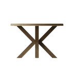 Hove Smoked Oak Small Round Dining Table