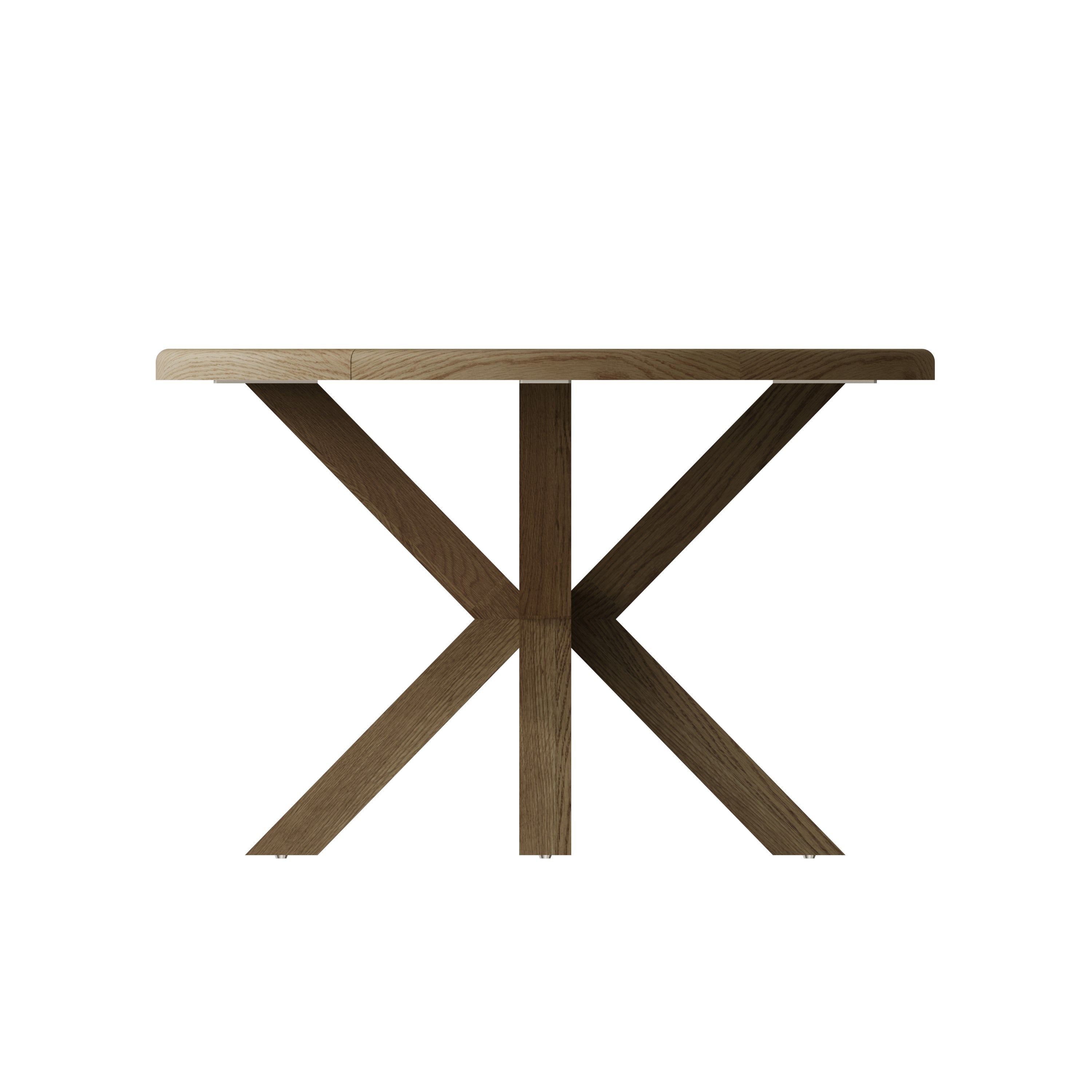 Hove Smoked Oak Small Round Dining Table