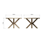 Hove Smoked Oak Small Round Dining Table