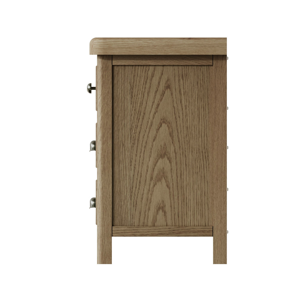 Hove Smoked Oak Extra Large Bedside Cabinet