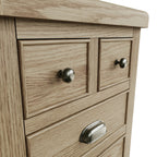 Hove Smoked Oak Extra Large Bedside Cabinet