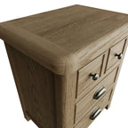 Hove Smoked Oak Extra Large Bedside Cabinet
