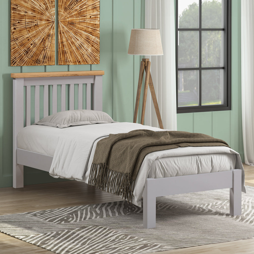 Gloucester Grey 3ft Single Bed