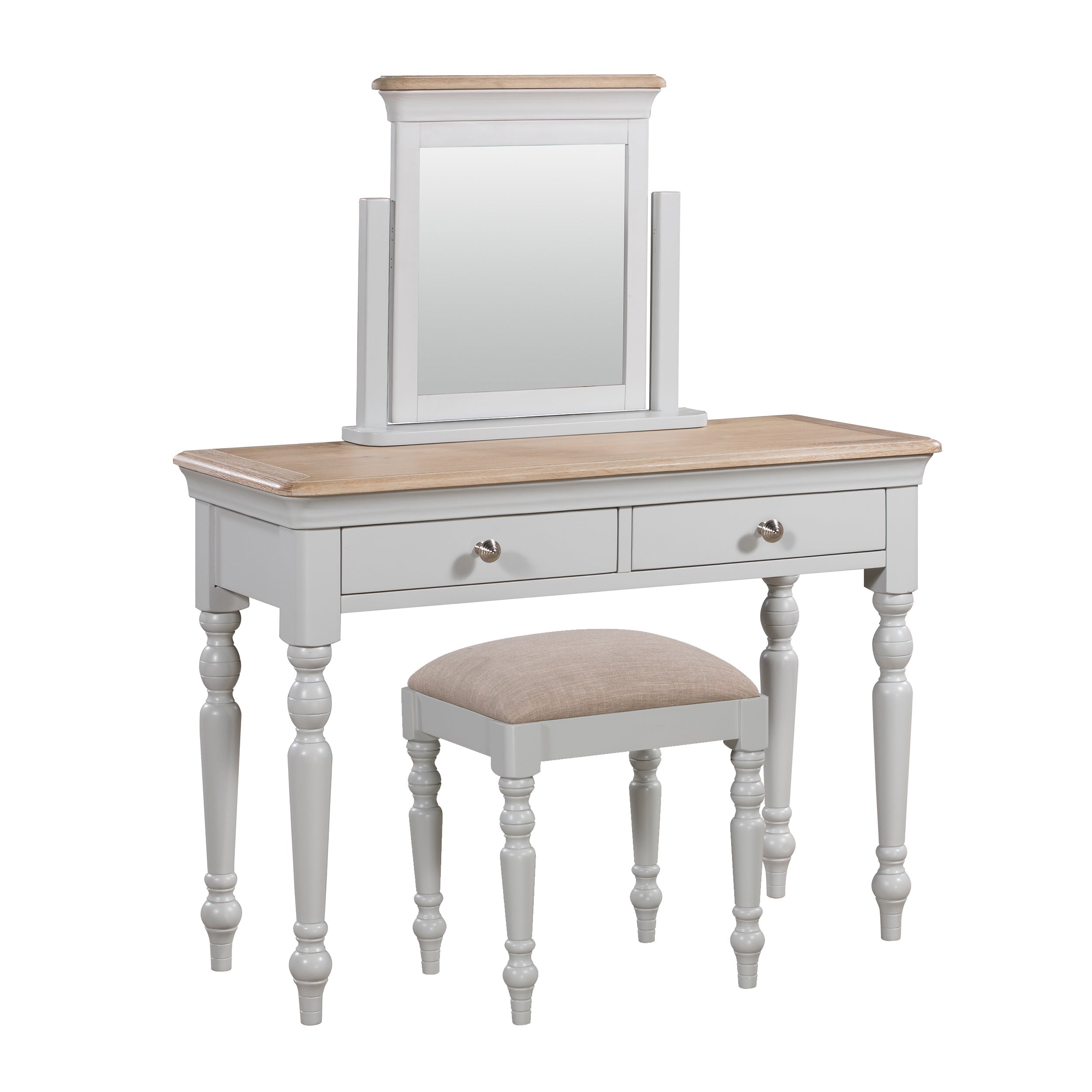Brighton Grey Painted Dressing Table Mirror - Grade B
