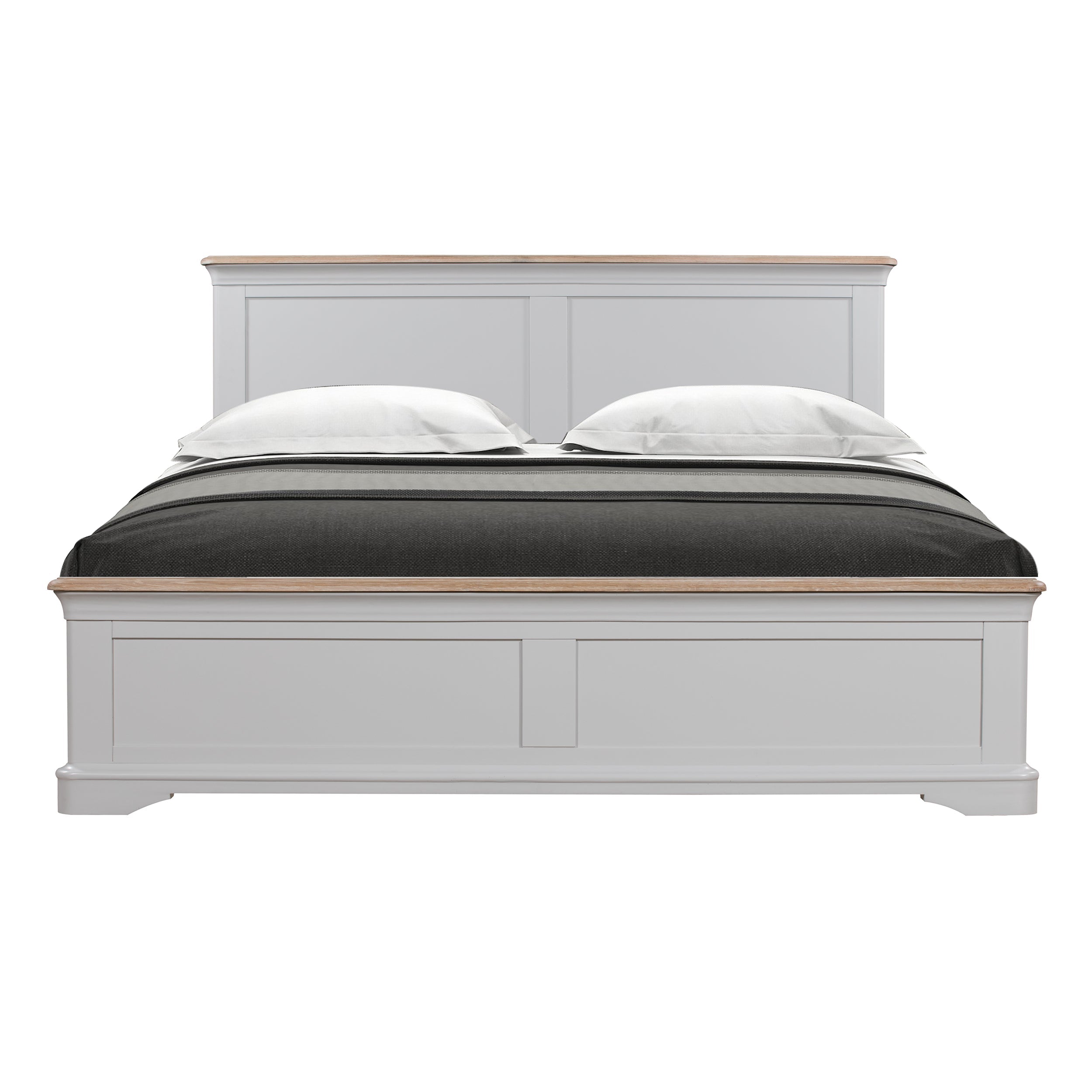 Brighton Grey Painted 5ft Kingsize Bed - Grade B