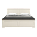 Brighton Warm White Painted 5ft Kingsize Bed - Grade B