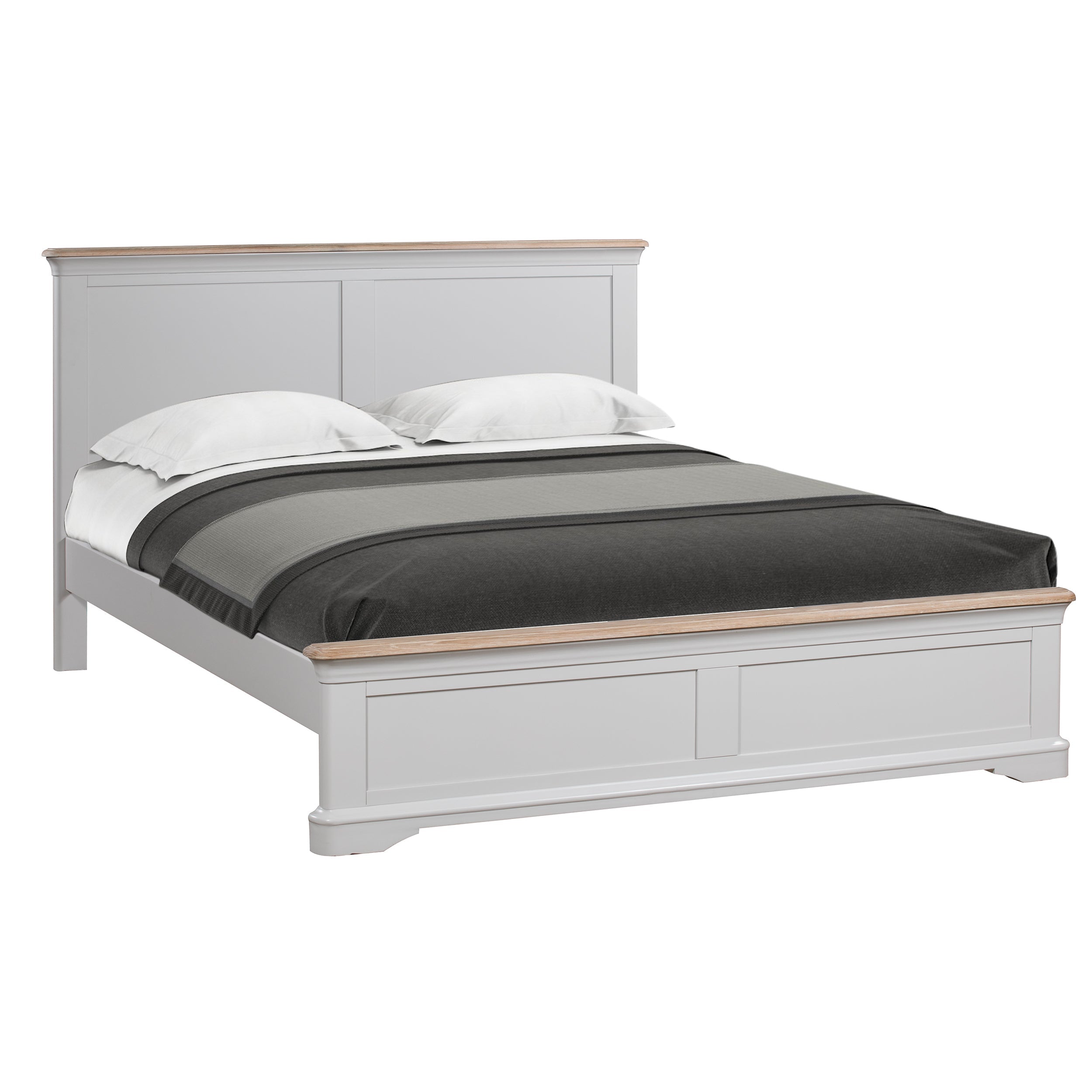 Brighton Grey Painted 5ft Kingsize Bed - Grade B