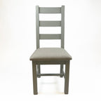 Cambridge Grey Painted Oak Ladder Back Dining Chair