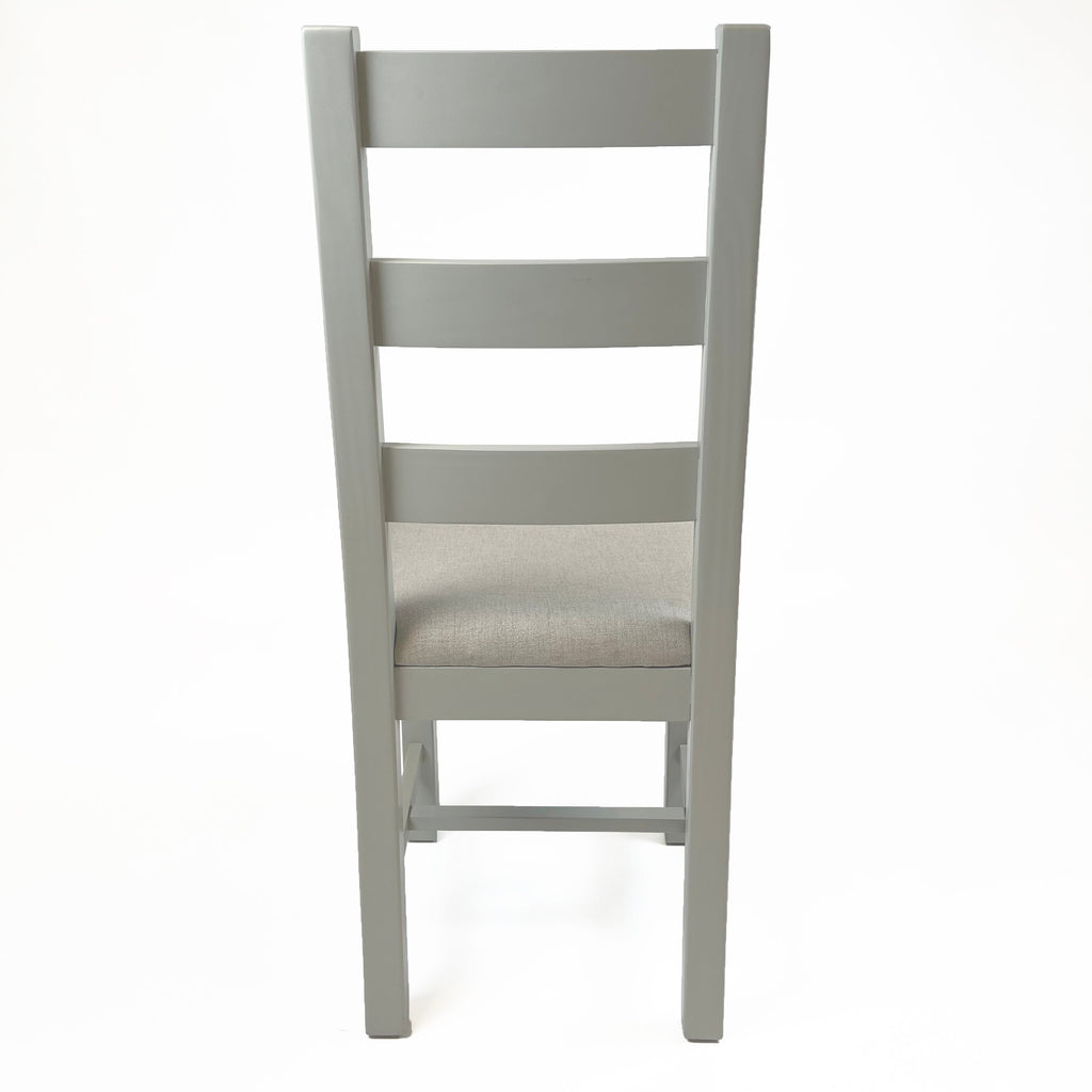 Cambridge Grey Painted Oak Ladder Back Dining Chair