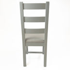 Cambridge Grey Painted Oak Ladder Back Dining Chair