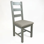 Cambridge Grey Painted Oak Ladder Back Dining Chair