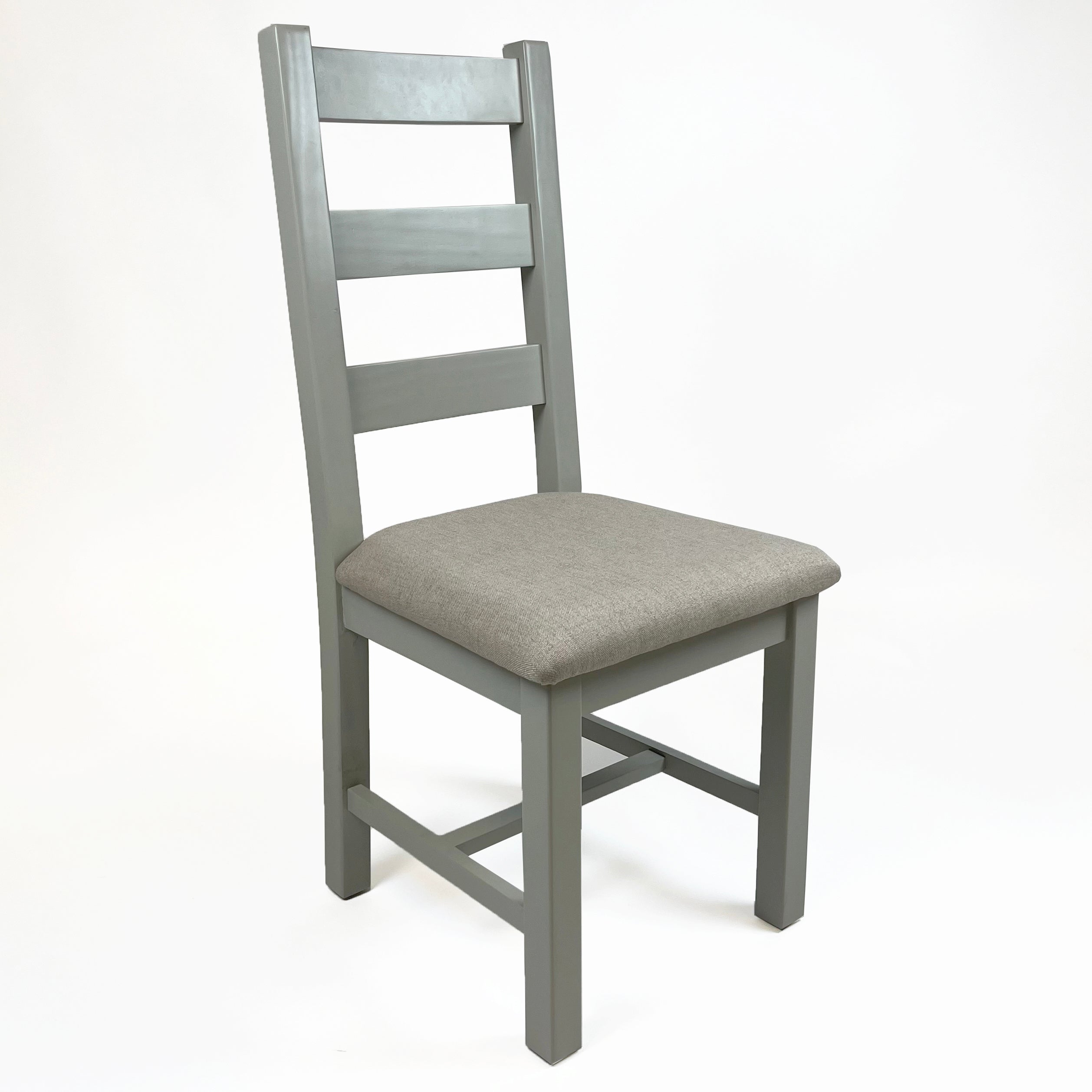 Cambridge Grey Painted Oak Ladder Back Dining Chair