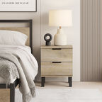 Hamilton 2 Drawer Bedside Table