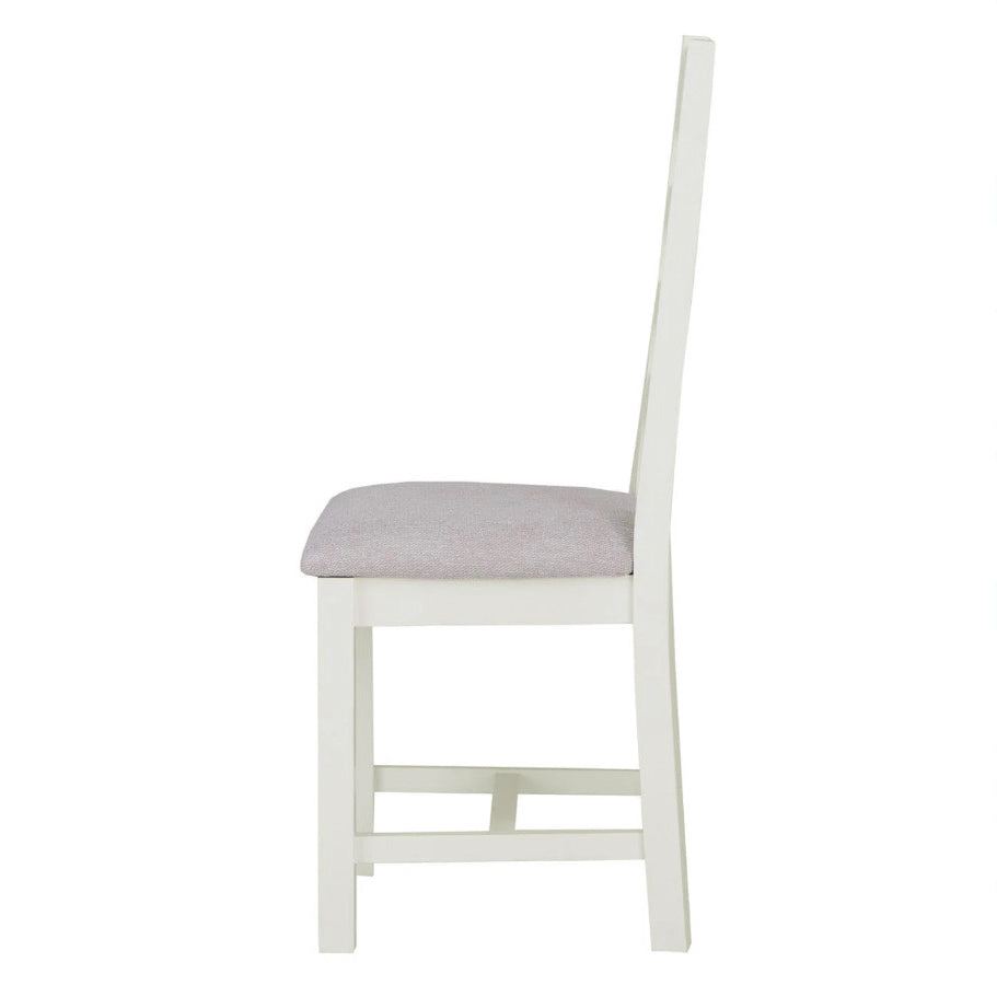 Cambridge Classic Cream Painted Oak Ladder Back Dining Chair