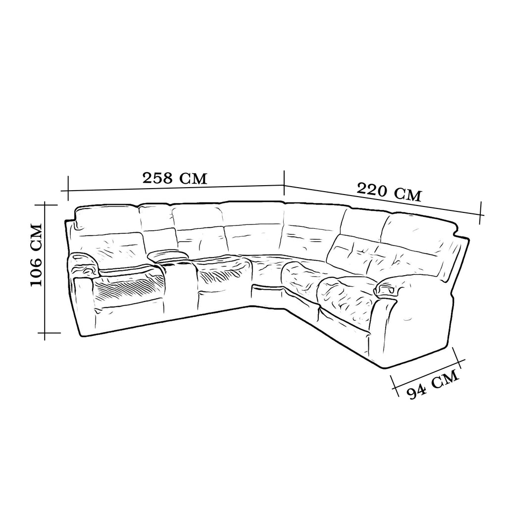 Kinsale Left Hand Corner Reclining Sofa