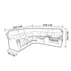 Kinsale Right Hand Corner Reclining Sofa